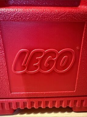 Vintage 80’s Lego Red Textured Storage Case